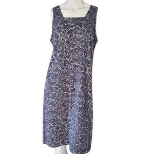 Fresh Produce  - ‘Floral print - black/blue’ Dress. SZ: Small Previously loved